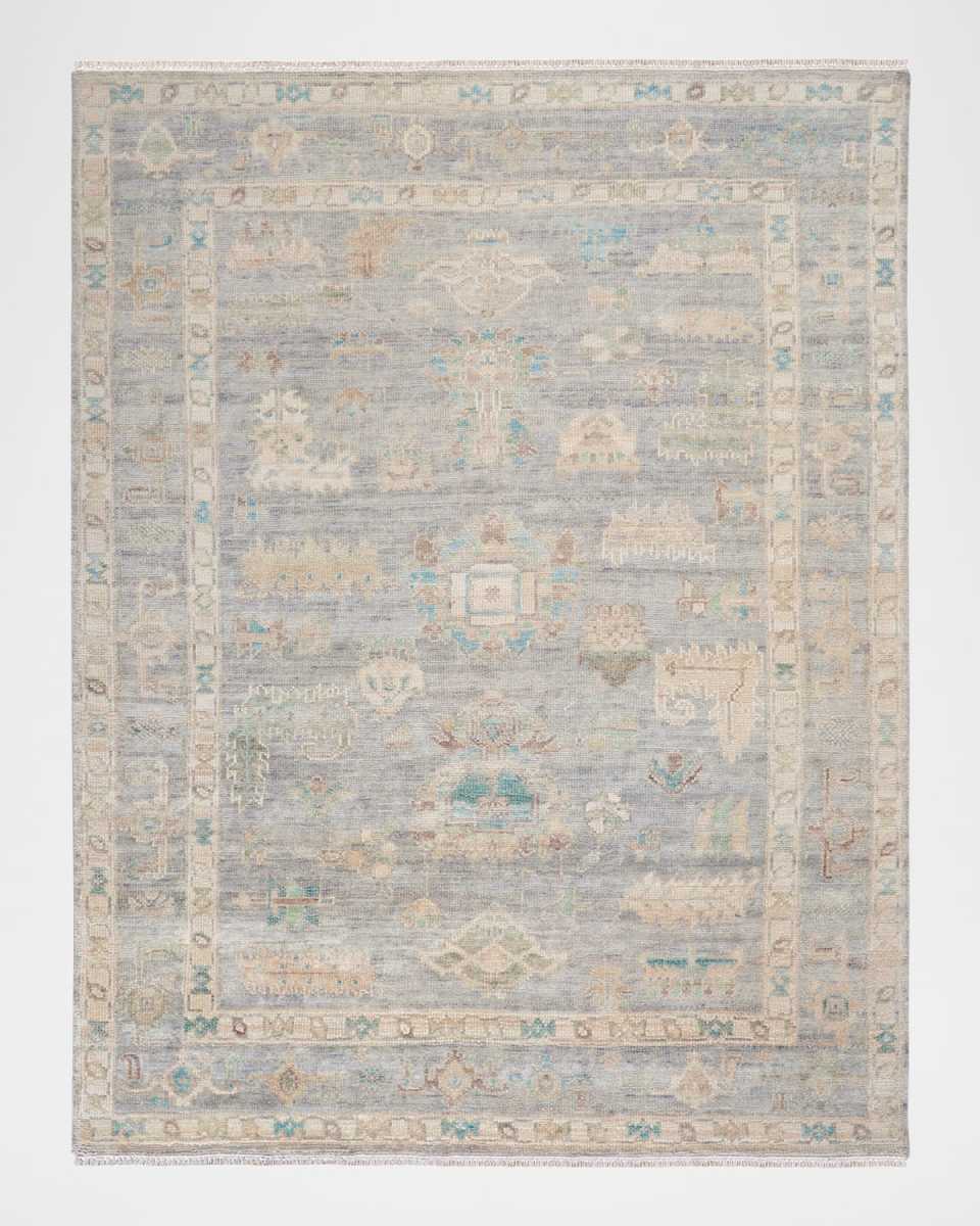 Tilman Hand-Knotted Rug, 5' x 8'